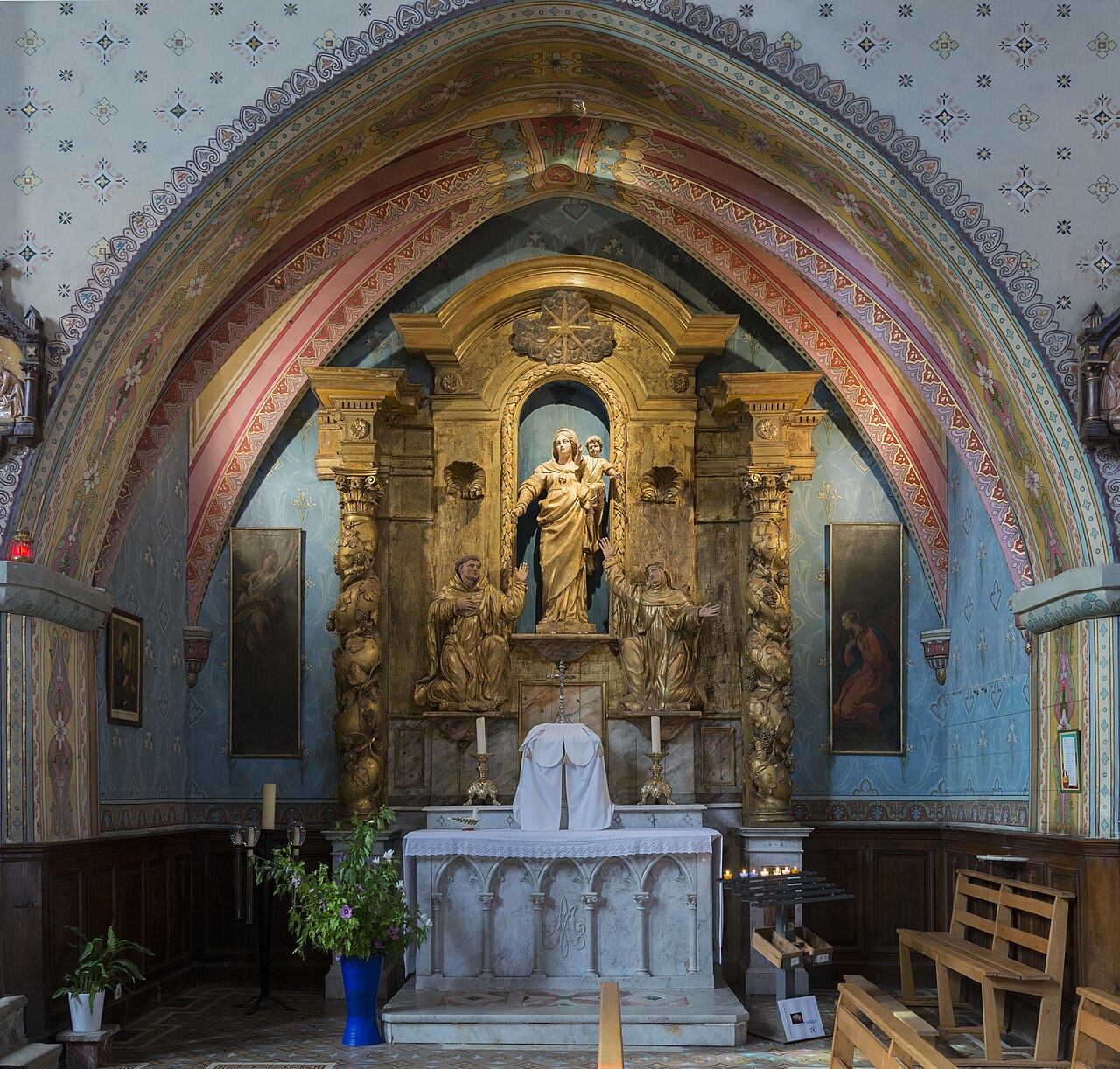 Le retable de 1640 de l'église de Fronton